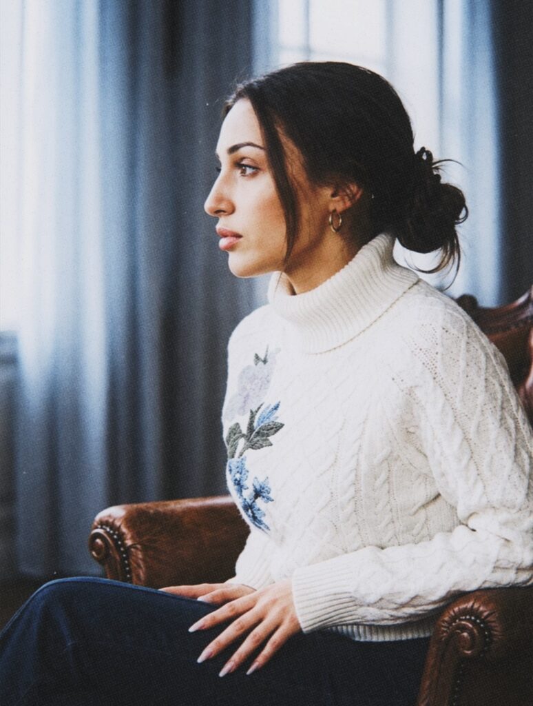 Filmmaker Aylin Baykal photographed for Iconography's September 2026 issue. The interview explores her independent filmmaking career, longstanding creative collaborations, and the development of her supernatural horror universe.